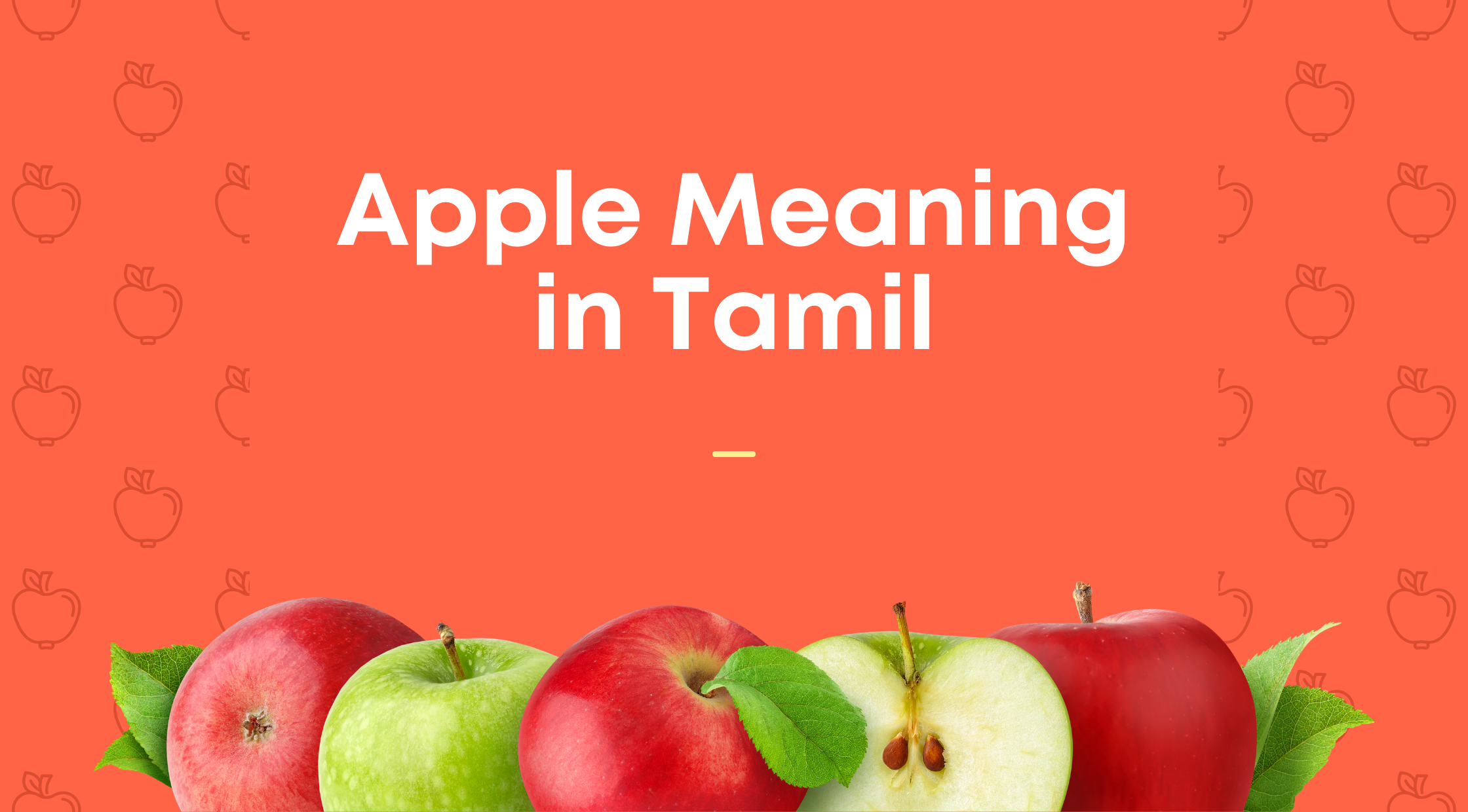 Apple Meaning in Tamil